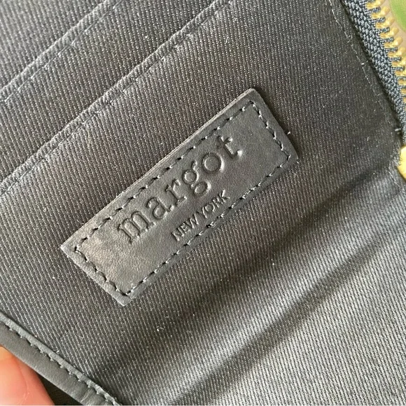 Margot New York 100% Leather Zipper Wallet - Picture 6 of 8